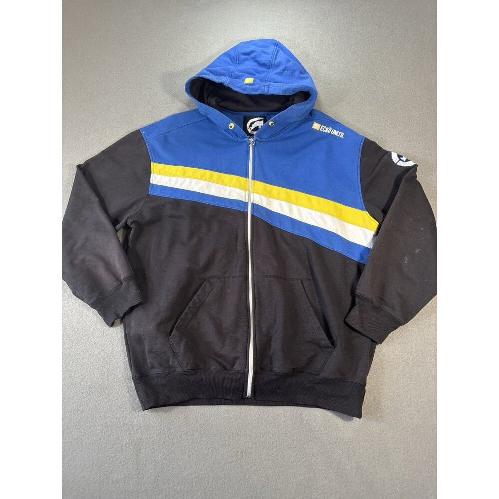 Y2K Ecko Unltd Full Zip Hoodie Mens 2XL‎ Sweatshirt Rhino Streetwear Skate Baggy